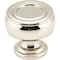 Jeffrey Alexander 1-3/16" Diameter Polished Nickel Barrel Bremen 2 Cabinet Knob 127NI - alternate 1